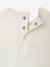 T-shirt bébé manches longues avec motif c½ur léopard écru - vertbaudet enfant 