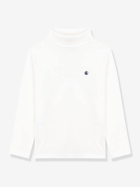 Sous-pull enfant en coton uni blanc - vertbaudet enfant 