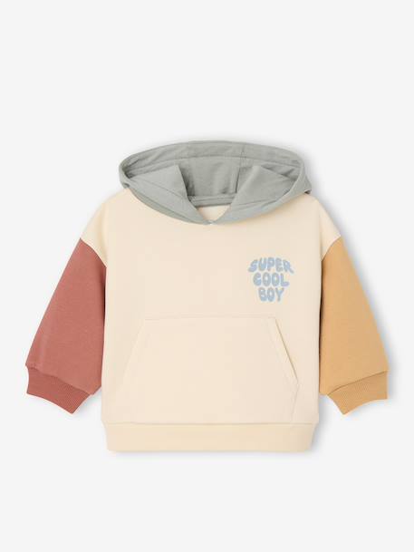 Hooded sweatshirt + jeans set for babies multicoloured - vertbaudet enfant 