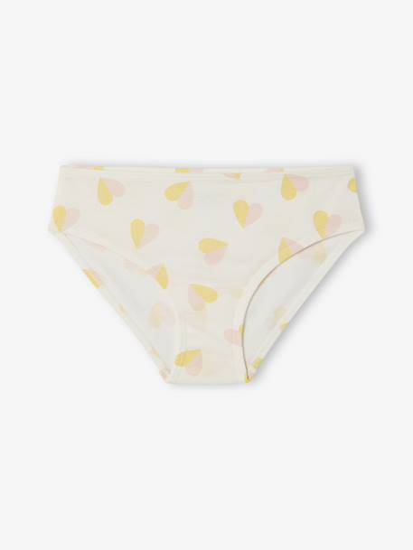 Pack of 10 Fancy Briefs for Girls rose - vertbaudet enfant 