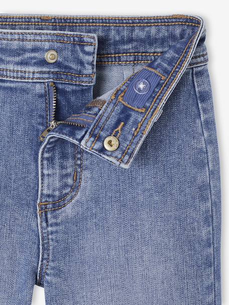Indestructible Wide Leg Jeans for Girls medium blue - vertbaudet enfant 