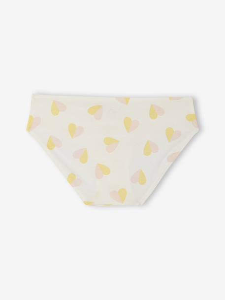 Pack of 10 Fancy Briefs for Girls rose - vertbaudet enfant 