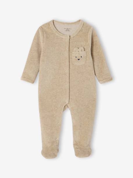Coffret naissance mixte bébé personnalisable beige chiné - vertbaudet enfant 