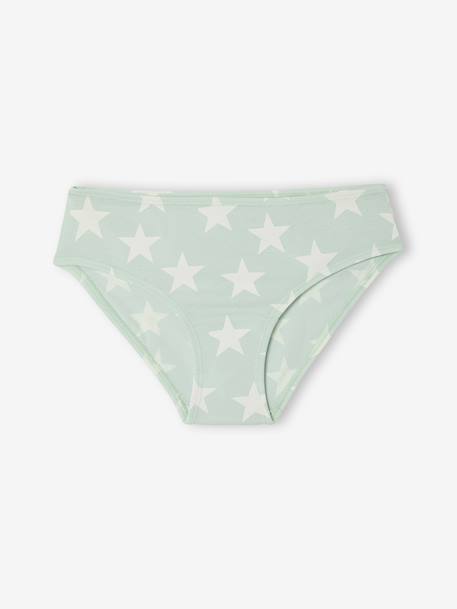 Pack of 10 Fancy Briefs for Girls rose - vertbaudet enfant 