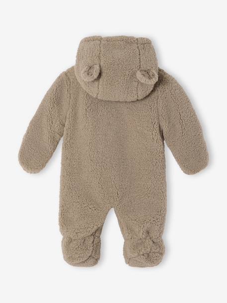 Pramsuit with Leopard Lining, Family Capsule Collection, ENVIE DE FRAISE taupe - vertbaudet enfant 