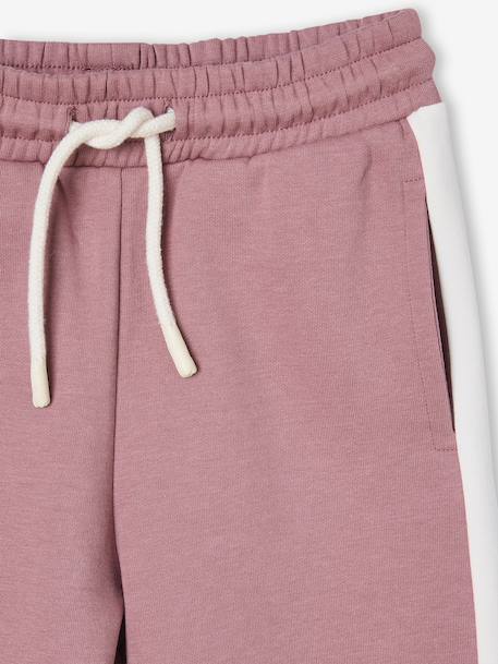 Hooded Sweatshirt + Wide-Leg Joggers Sportswear Set old rose - vertbaudet enfant 
