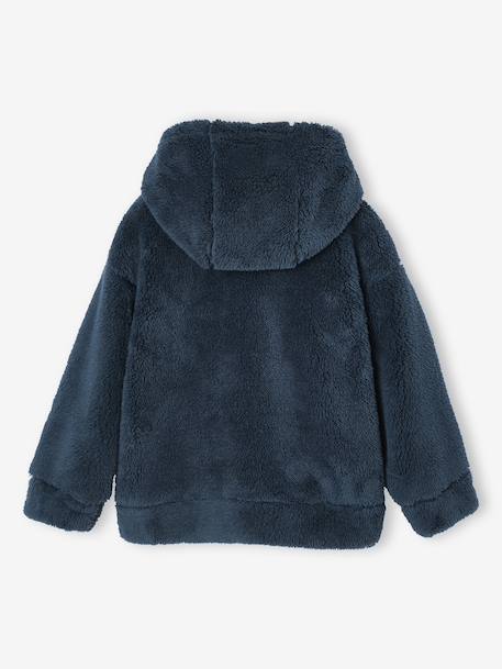 Veste Sherpa Nuit Garçon bleu nuit - vertbaudet enfant 