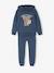Ensemble Sport Garçon Sweat Capuche imprimé + Jogging Uni bleu pétrole+lichen - vertbaudet enfant 