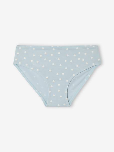 Pack of 10 Fancy Briefs for Girls rose - vertbaudet enfant 