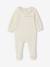 Pack of 2 Sleepsuits in Velour for Newborn Girls, ENVIE DE FRAISE ecru - vertbaudet enfant 