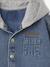 Hooded Denim Shirt for Babies stone - vertbaudet enfant 