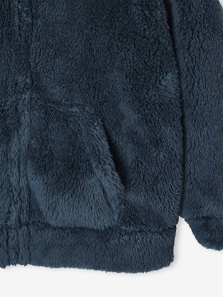Sherpa Bed Jacket for Boys night blue - vertbaudet enfant 