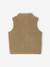 Gilet sans manches bébé en sherpa taupe - vertbaudet enfant 