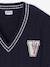 Pull sans manches fille marine - vertbaudet enfant 