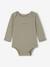 Pack of 3 Bodysuits in Ribbed Knit & Interlock for Newborns sky blue - vertbaudet enfant 