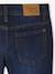 Jean garçon droit à revers denim brut+stone - vertbaudet enfant 