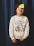 Round-Neck Sweatshirt with Print, for Boys khaki+marl white+night blue - vertbaudet enfant 