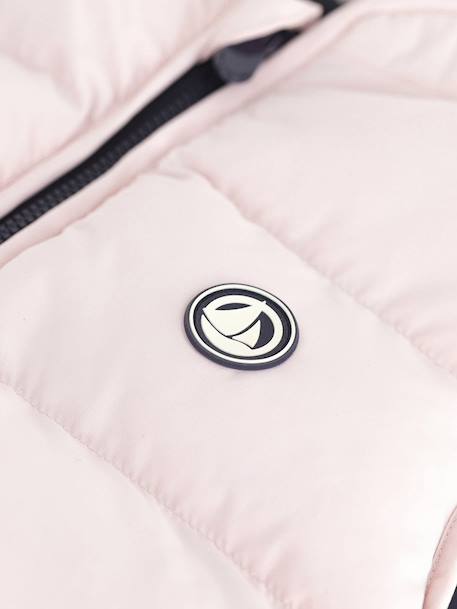PETIT BATEAU reversible two-tone sleeveless lightweight jacket for children rose - vertbaudet enfant 