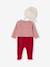 Velour Christmas Sleepsuit & Beanie Set, ENVIE DE FRAISE red - vertbaudet enfant 