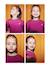 Basics Sweatshirt with Motif for Girls anthracite+coral+peony pink+purple clover+sage+vanilla+violet - vertbaudet enfant 