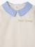 Pack of 2 Velour Sleepsuits for Newborns, ENVIE DE FRAISE ecru - vertbaudet enfant 