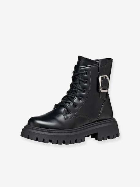 Ankle boots J56M6C-J MAQUINNENS GIRL GEOX black - vertbaudet enfant 