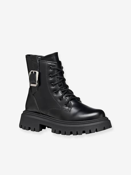 Ankle boots J56M6C-J MAQUINNENS GIRL GEOX black - vertbaudet enfant 