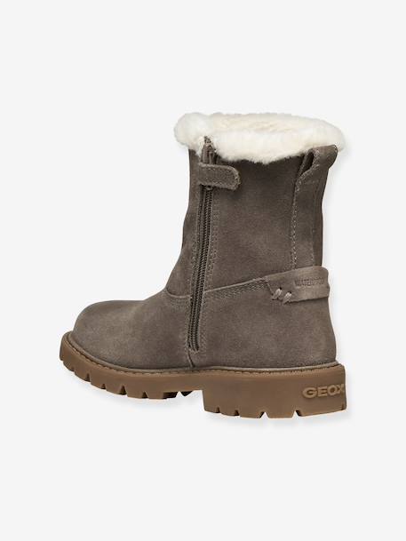 Shaylax Ankle Boots for Girls, GEOX taupe - vertbaudet enfant 
