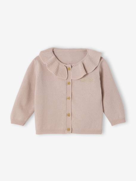 Ensemble naissance laine et cachemire personnalisable blush - vertbaudet enfant 