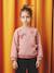 Sweatshirt with raised bow details for girls blush - vertbaudet enfant 