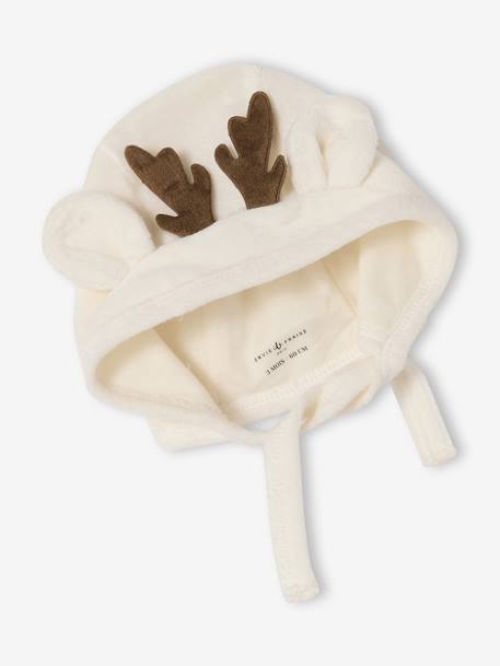 Pyjama noël et bonnet bébé en velours ENVIE DE FRAISE personnalisable rouge - vertbaudet enfant 