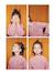 Sweatshirt with raised bow details for girls blush - vertbaudet enfant 
