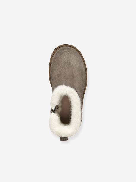 Shaylax Ankle Boots for Girls, GEOX taupe - vertbaudet enfant 