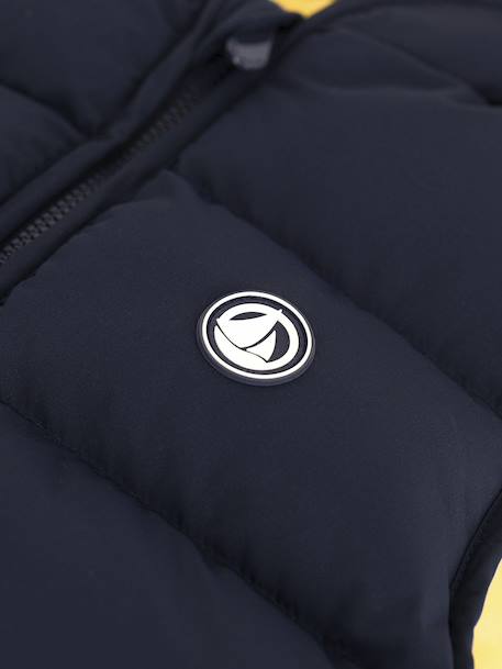PETIT BATEAU reversible two-tone sleeveless lightweight jacket for children navy blue - vertbaudet enfant 
