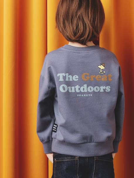 Snoopy Peanuts® sweatshirt for boys denim blue - vertbaudet enfant 