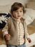 Sherpa sleeveless cardigan for babies taupe - vertbaudet enfant 