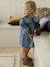 Leather Boots with Elastic, for Baby Girls black+bordeaux red+Camel+navy blue+printed beige - vertbaudet enfant 
