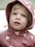 Combinaison de pluie imprimée à capuche bébé doublée polaire vieux rose - vertbaudet enfant 