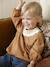 T-shirt for babies in crinkled jersey with crochet collar caramel - vertbaudet enfant 