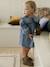 Robe bébé en denim brodé stone - vertbaudet enfant 
