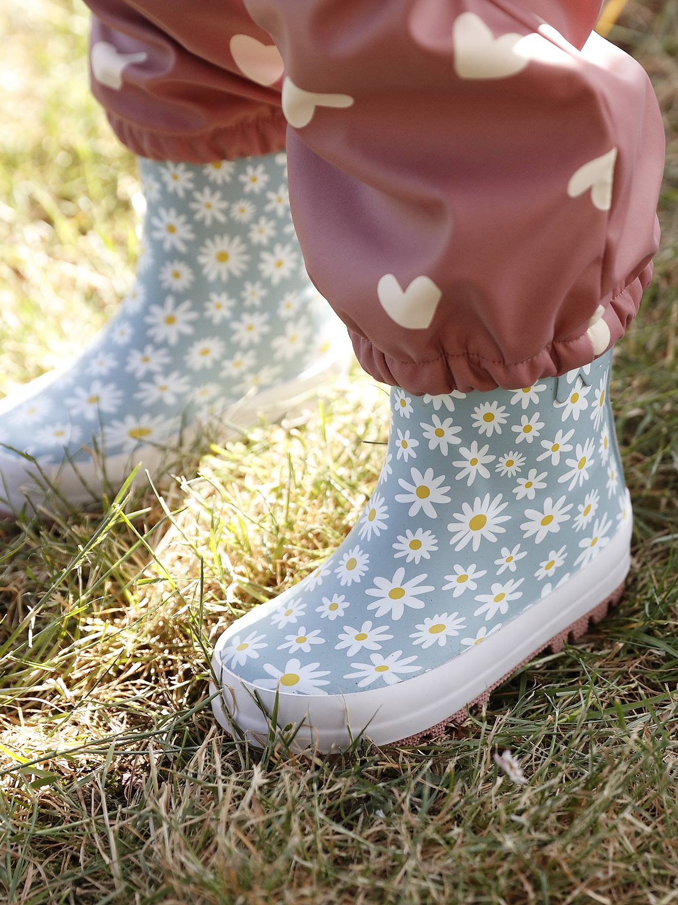 Bottes De Pluie Bébé VERTBAUDET - Imprimé Tendance, Confortables Et Antidérapantes