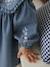 Robe bébé en denim brodé stone - vertbaudet enfant 