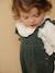 Corduroy Dungarees with Ruffles for Babies green+PURPLE DARK SOLID - vertbaudet enfant 