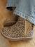Leather Boots with Elastic, for Baby Girls black+bordeaux red+Camel+navy blue+printed beige - vertbaudet enfant 