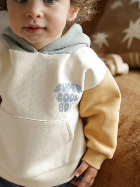 Hooded sweatshirt + jeans set for babies multicoloured - vertbaudet enfant 