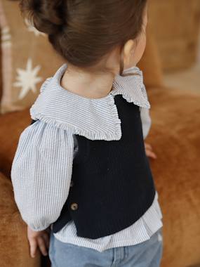 -Blouse rayée bébé en seersucker