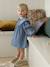 Robe bébé en denim brodé stone - vertbaudet enfant 