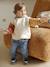 Trainers with Leather Hook-&-Loop Straps for Babies set blue - vertbaudet enfant 