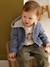 Hooded Denim Shirt for Babies stone - vertbaudet enfant 