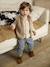 Gilet sans manches bébé en sherpa taupe - vertbaudet enfant 